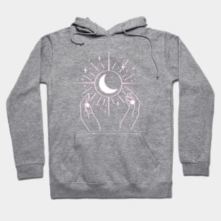 Lunar Witch Moon Stars Cosmos Hoodie